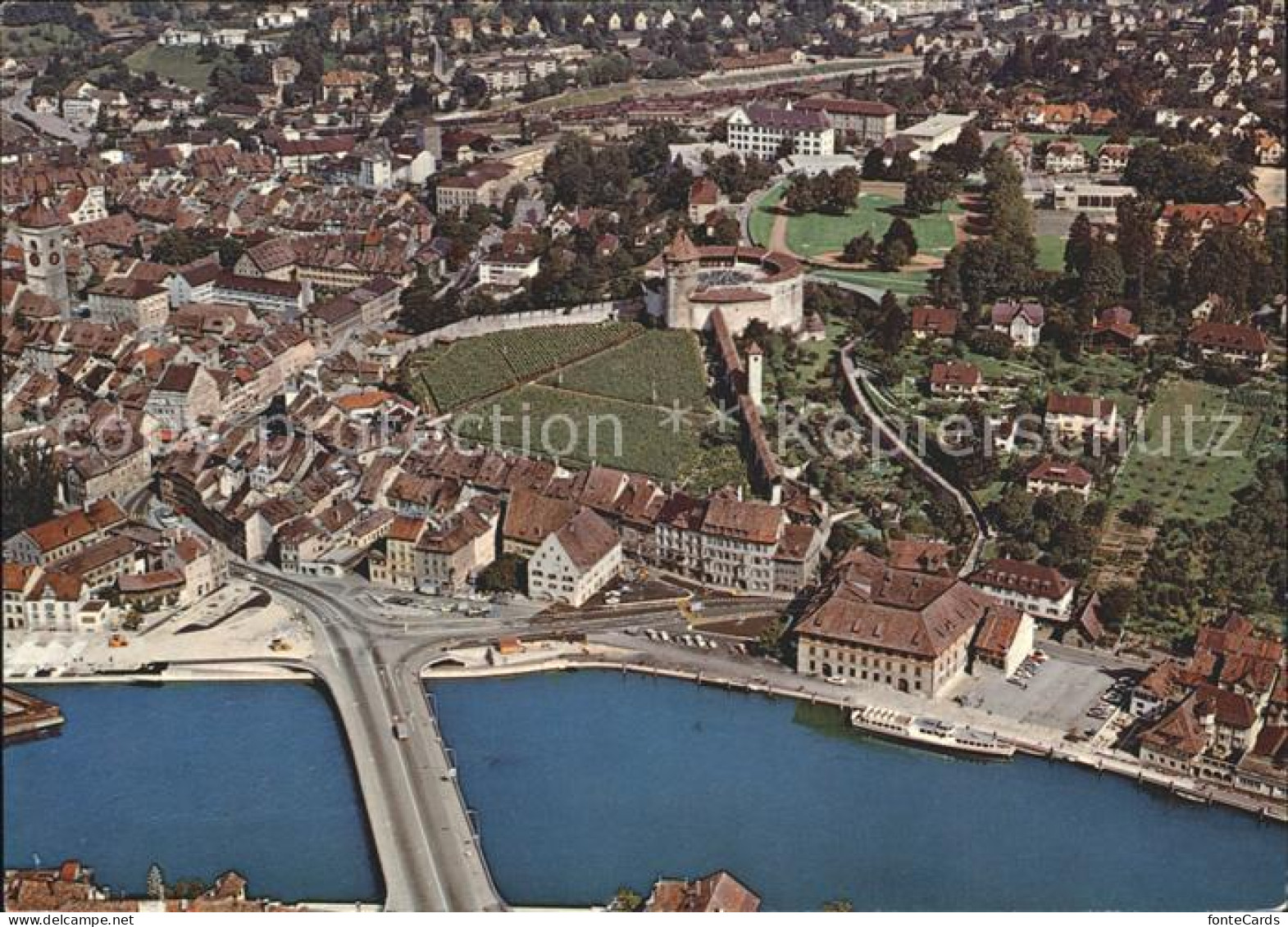 12287696 Schaffhausen SH Rhein Schifflaende Munot Altstadt Schaffhausen - Other & Unclassified