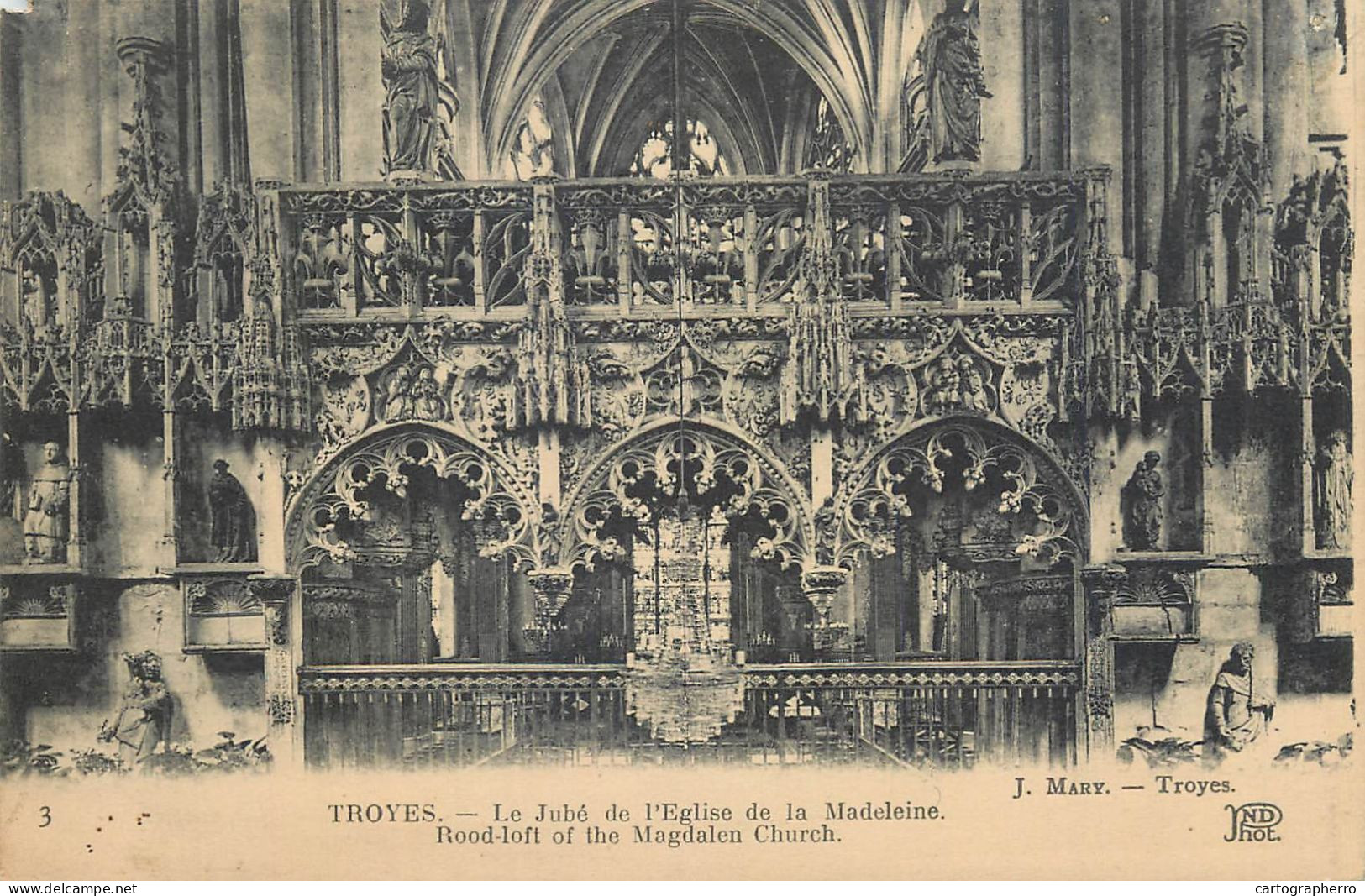 CPA France Troyes Le Jube De L'eglise - Troyes