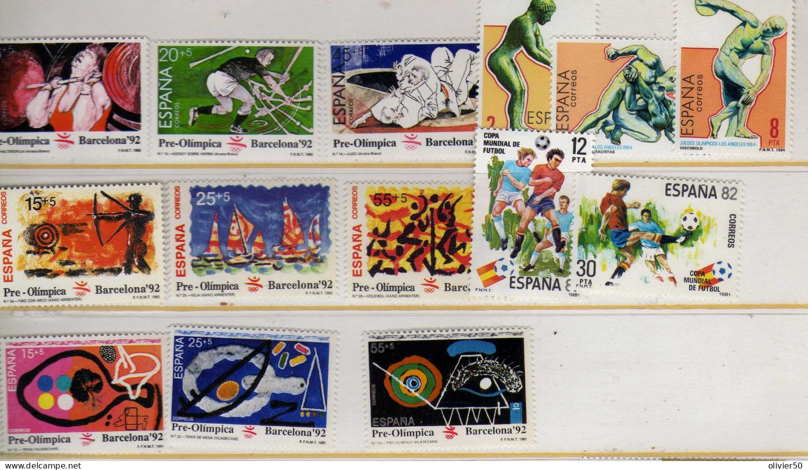 Espagne - Sports - Football - Jeux Olympiques - -Neufs** - MNH - Neufs