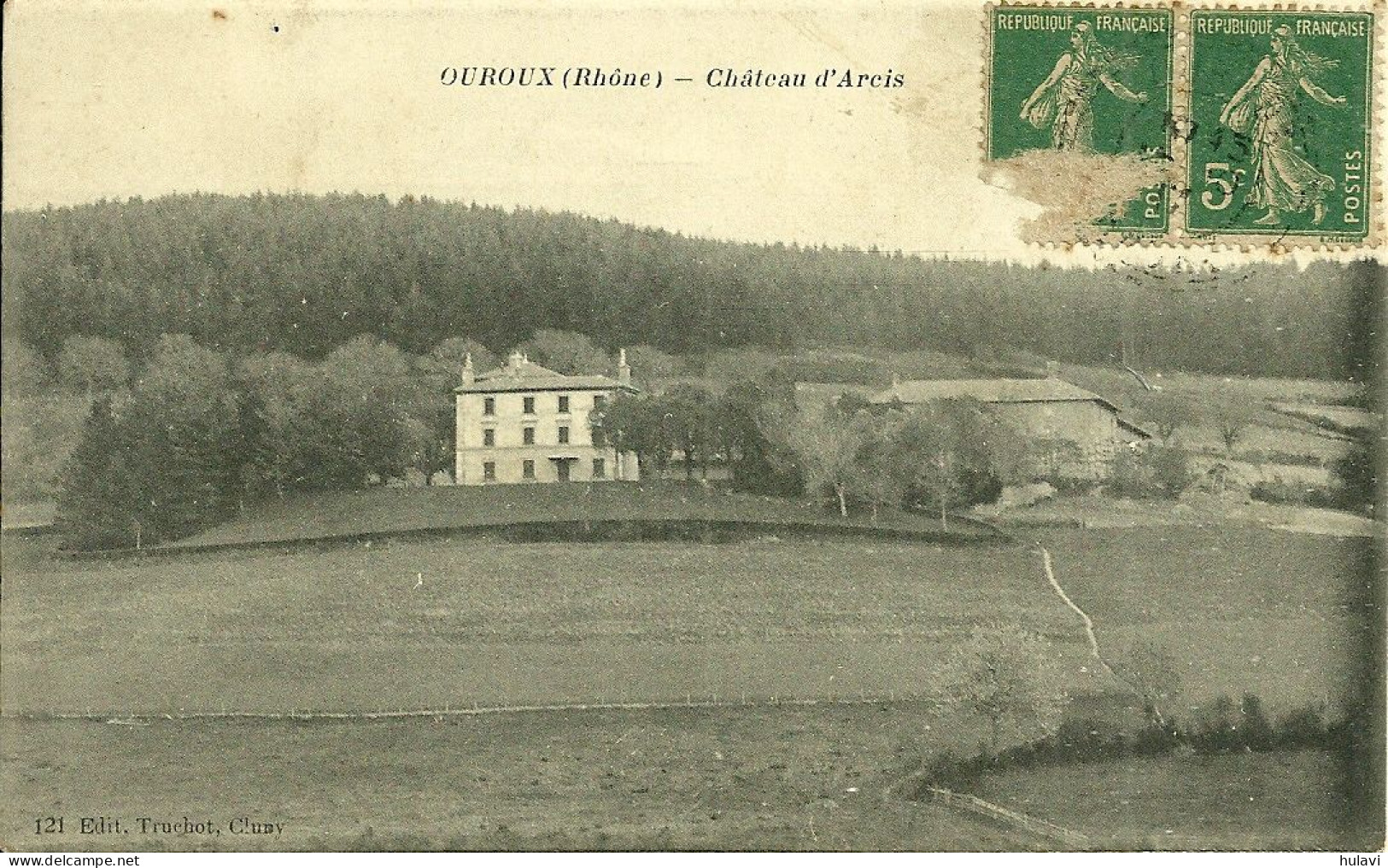 69  OUROUX - CHATEAU D' ARCIS (ref 288) - Otros & Sin Clasificación