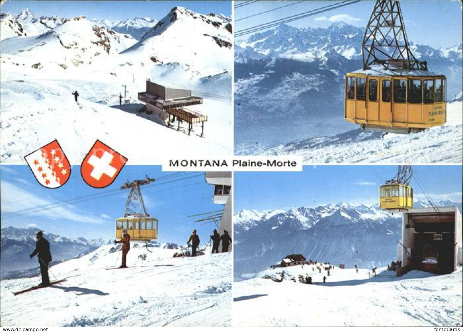 12244966 Montana VS Plaine Morte Seilbahn Skigebiet Montana - Autres & Non Classés