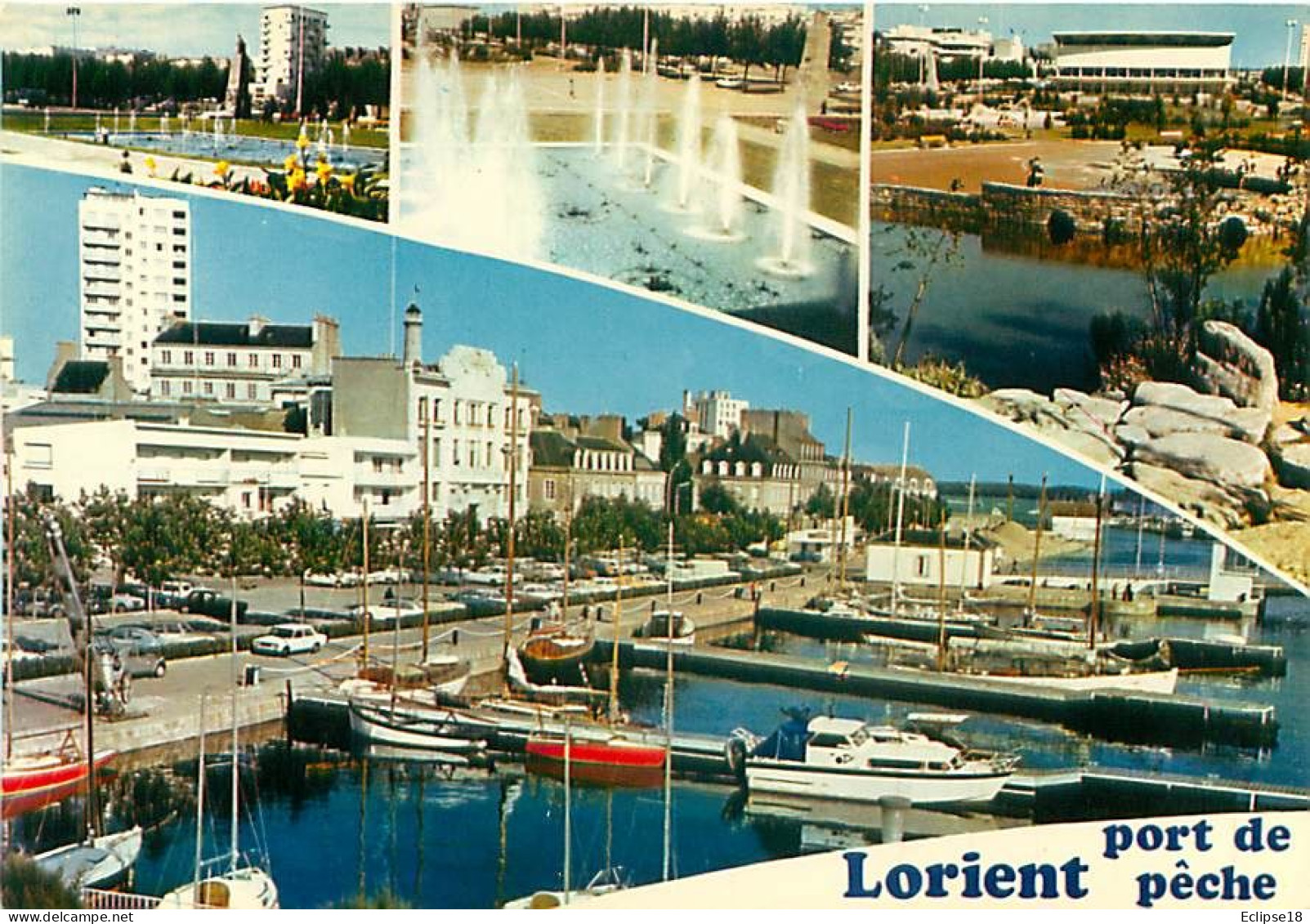 lot de 12 cartes - multivues - villes divers departement  56   Y 99