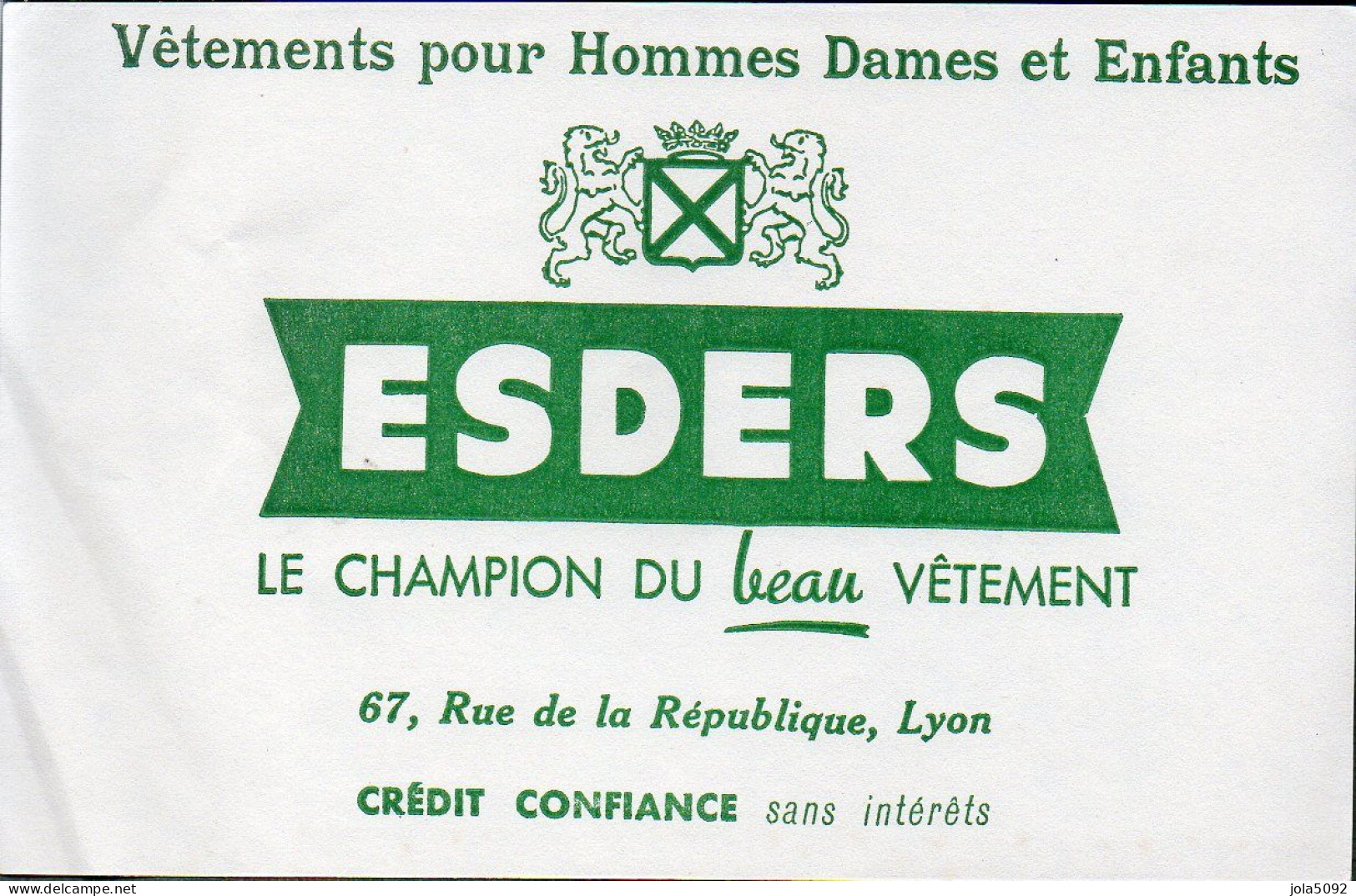 BUVARD - ESDERS - Vêtements LYON - Textile & Clothing