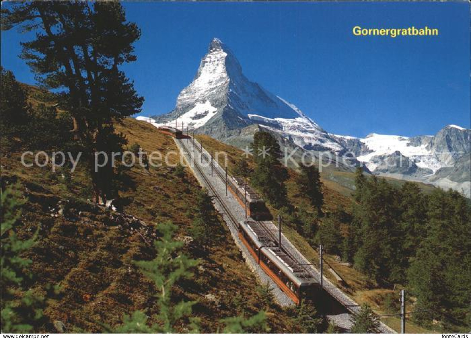 12241726 Zermatt VS Gonergratbahn Riffelalp Matterhofn Mt. Cervin   - Altri & Non Classificati