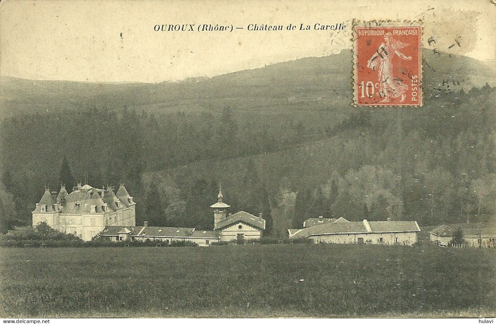 69  OUROUX - CHATEAU DE LA CARELLE (ref 287) - Otros & Sin Clasificación