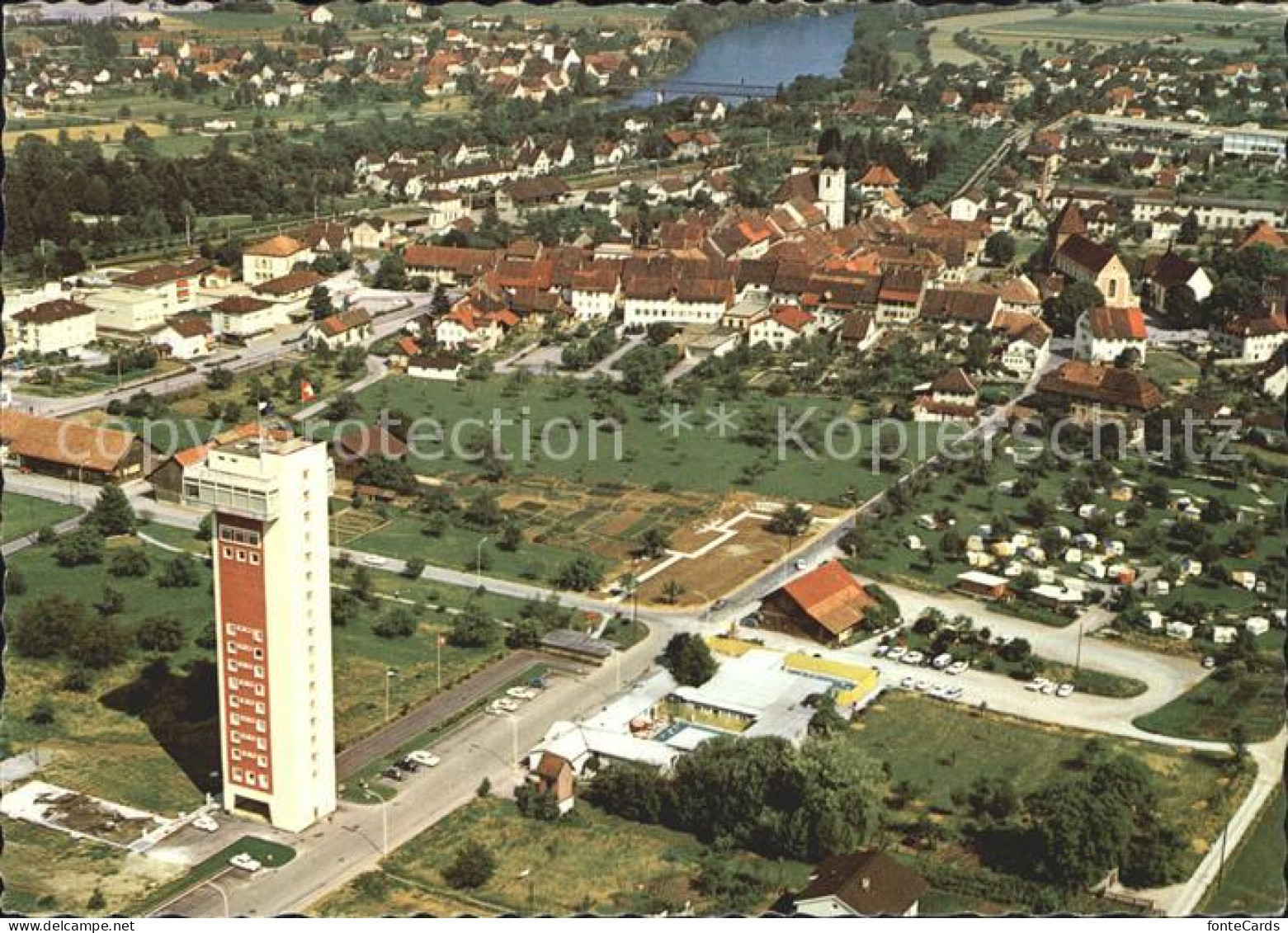 12233276 Zurzach Fliegeraufnahme Bad Zurzach - Autres & Non Classés