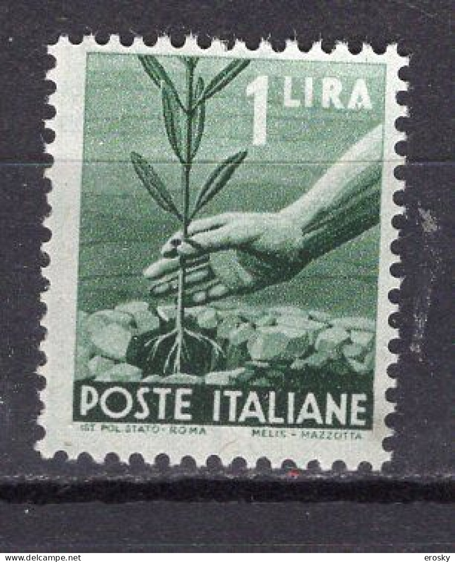 Y0008 - ITALIA Ss N°550 - ITALIE Yv N°488 * DEMOCRATICA - 1946-60: Nuevos