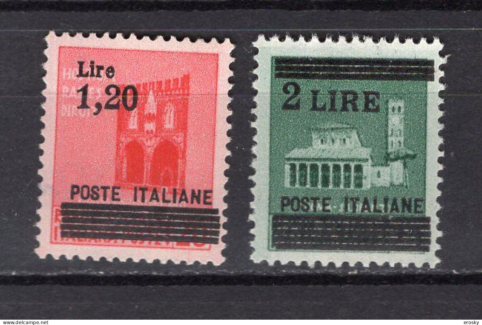 Z6441 - ITALIA LUOGOTENENZA SASSONE N°524/25 ** - Mint/hinged
