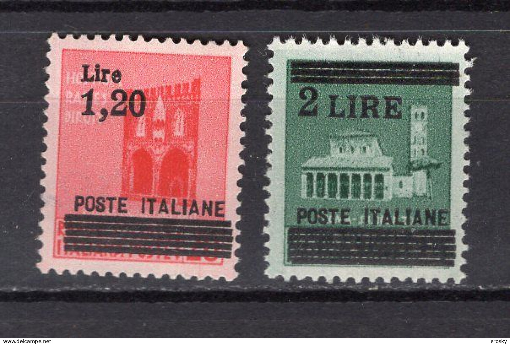 Z6441 - ITALIA LUOGOTENENZA SASSONE N°524/25 ** - Ungebraucht