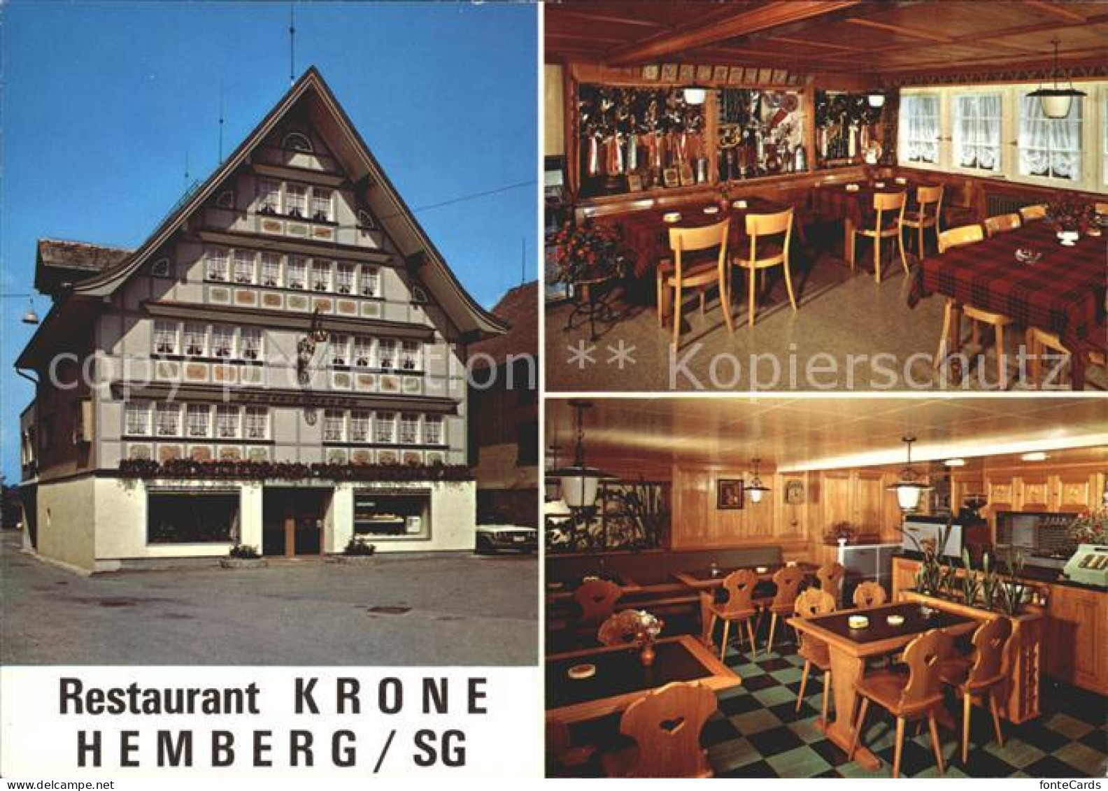 12221436 Hemberg SG Restaurant Krone Hemberg SG - Autres & Non Classés