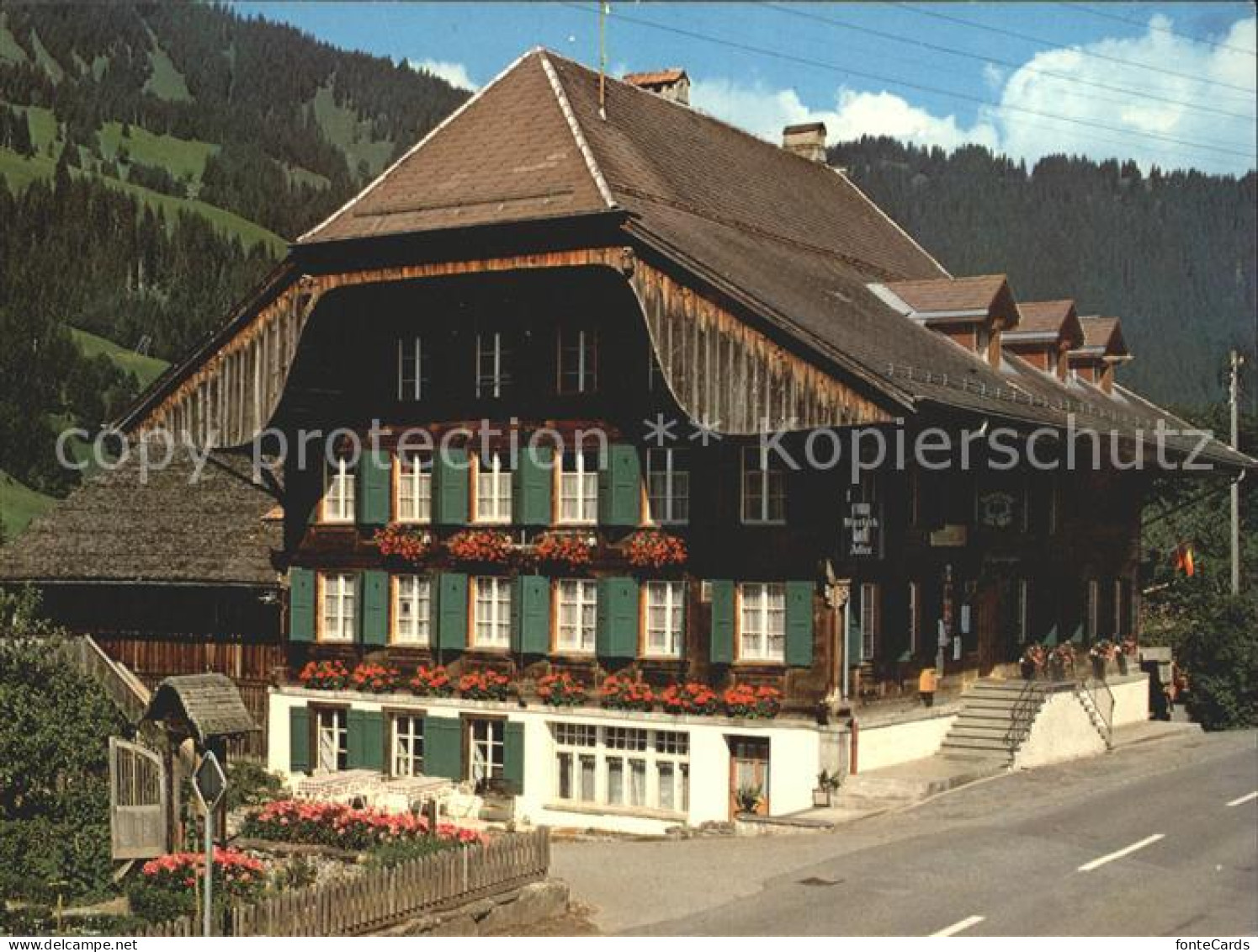 12219426 St Stephan BE Gasthof Adler Zweisimmen - Andere & Zonder Classificatie