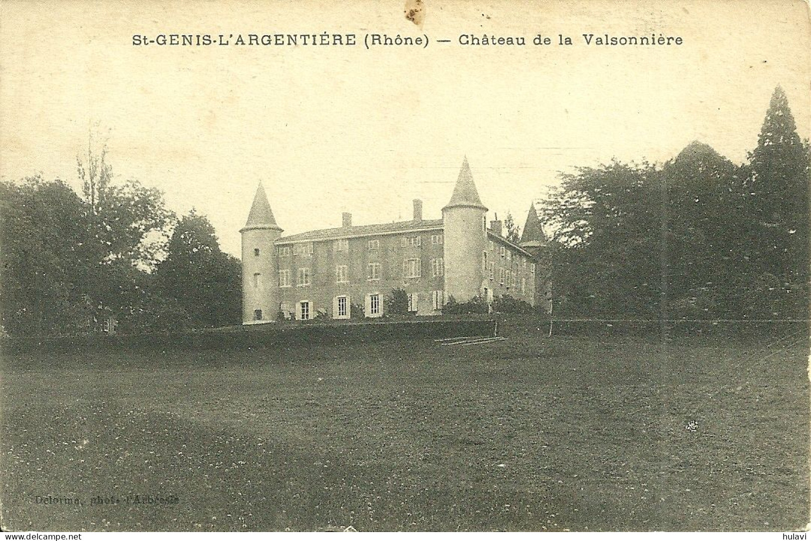 69  SAINT GENIS L' ARGENTIERE - CHATEAU DE LA VALSONNIERE (ref 283) - Otros & Sin Clasificación