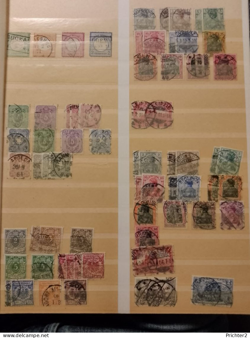 Diverse Briefmarken Meines Opas - Collections (with Albums)