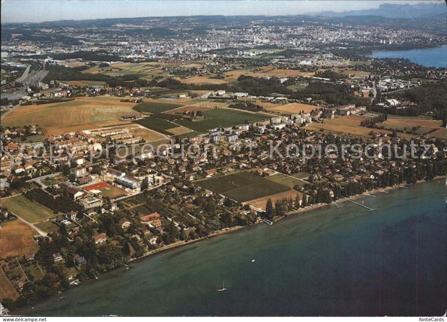 12212186 Preverenges Kiosque Des Uttins Vue Aerienne Preverenges - Andere & Zonder Classificatie