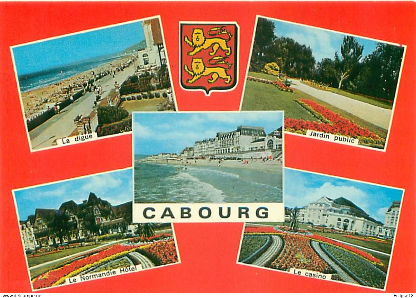 lot de 9 cartes - multivues - villes divers  departement  14   Y 101