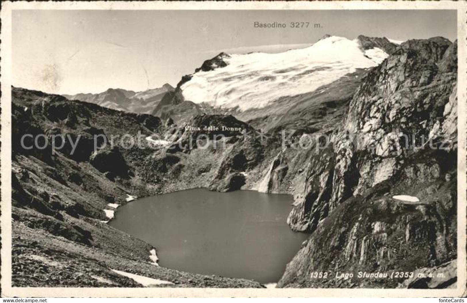 12167196 Lago Sfundau Panorama Basodino Tessiner Alpen Lago Sfundau - Autres & Non Classés