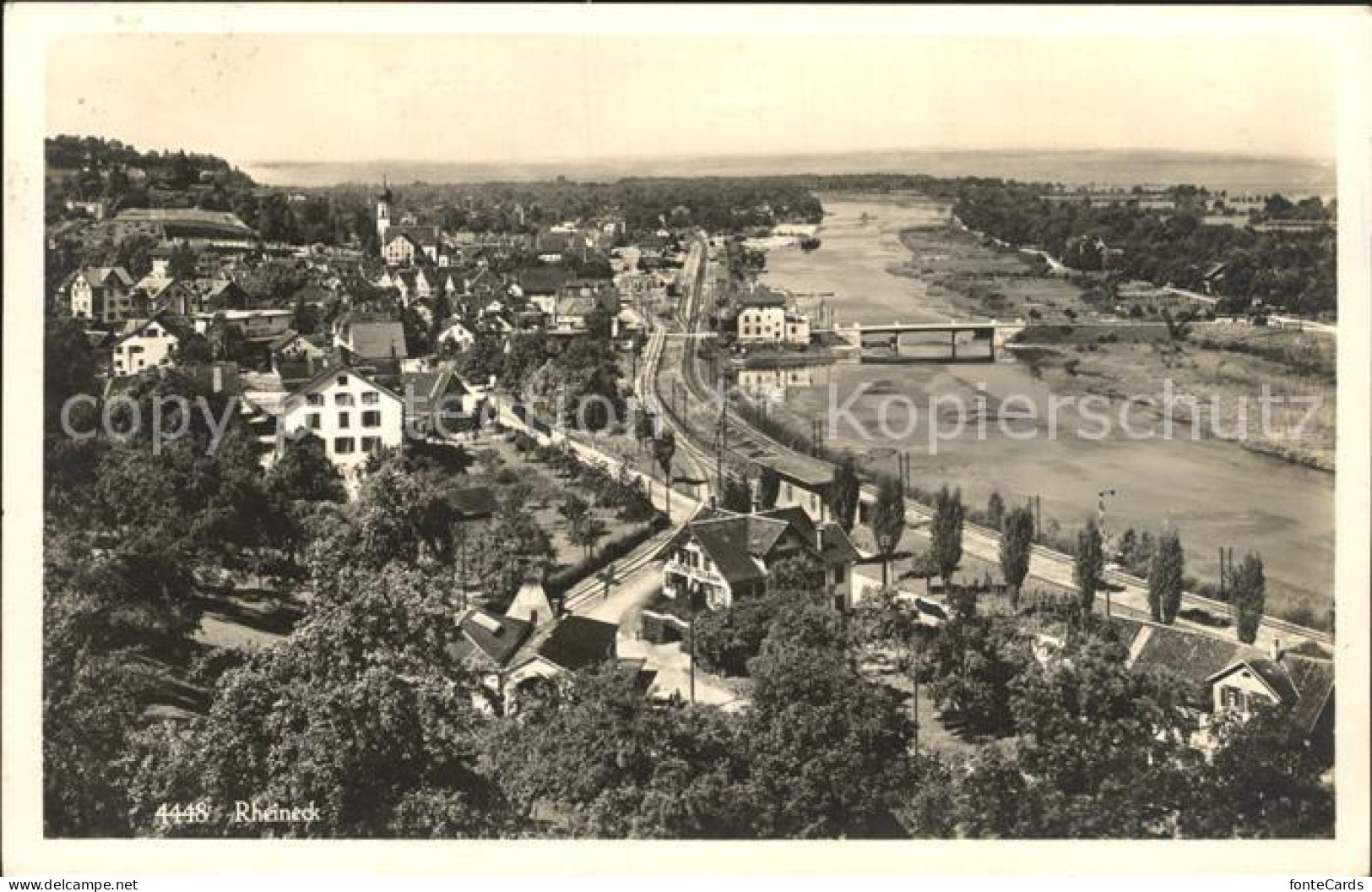 12160106 Rheineck SG Blick Auf Rheineck Rheineck - Andere & Zonder Classificatie