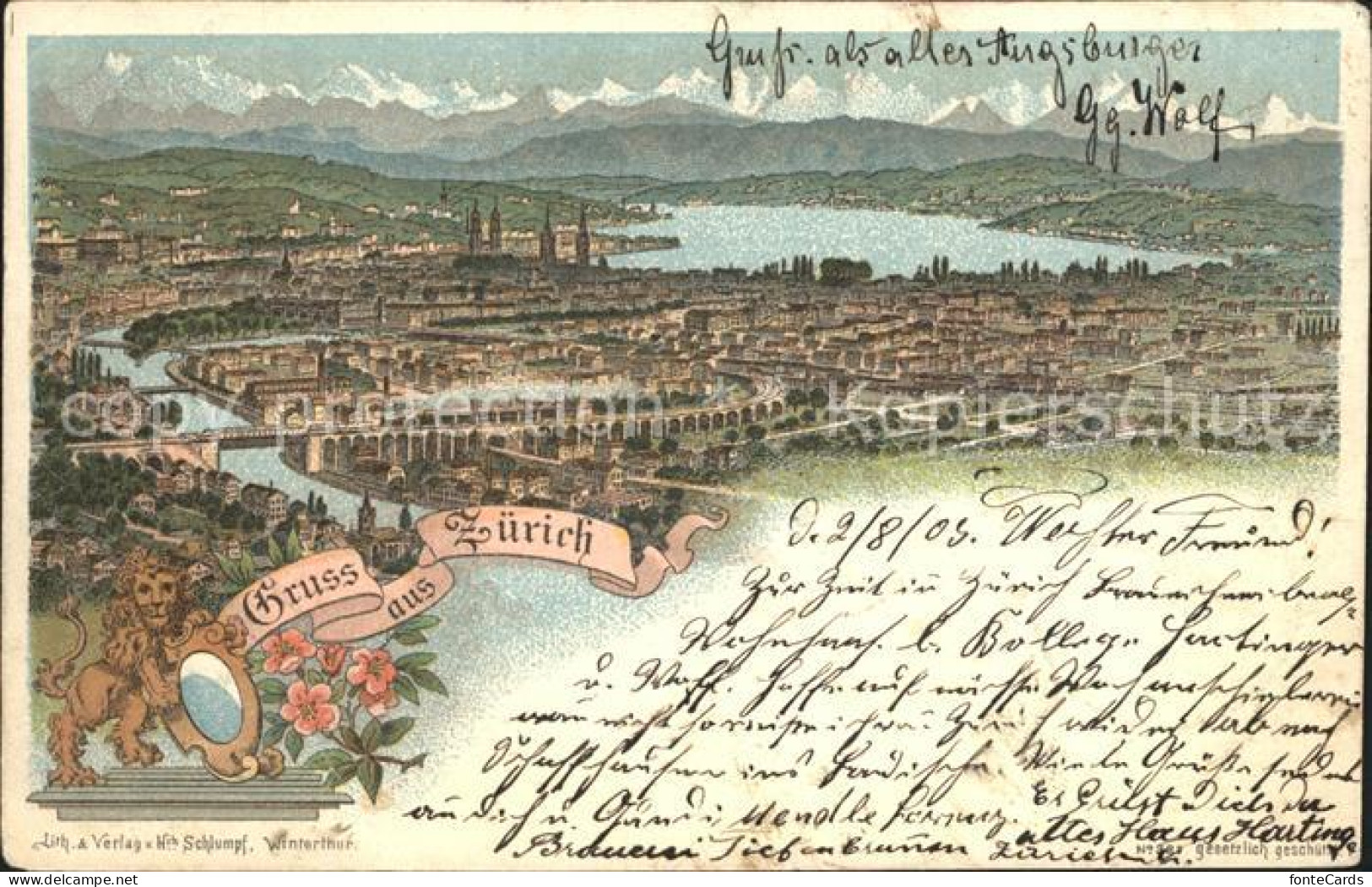 12159506 Zuerich Stadtansicht Zuerich - Andere & Zonder Classificatie