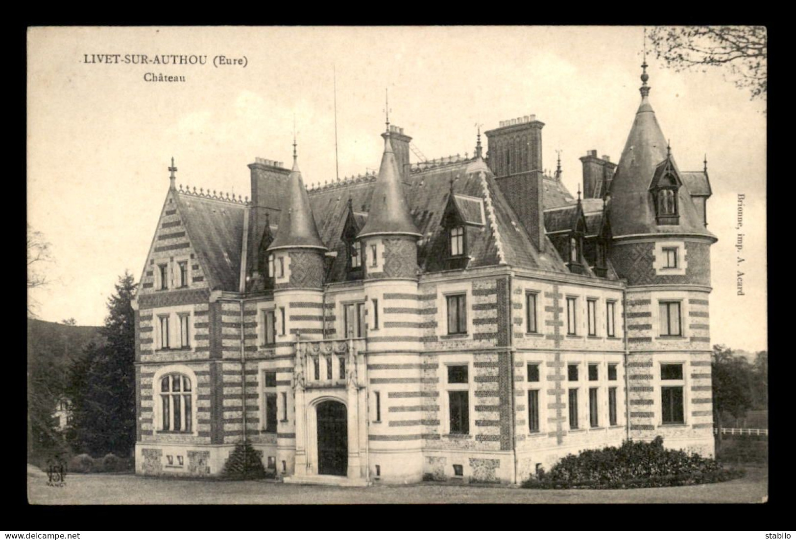 27 - LIVET-SUR-AUTHOU - LE CHATEAU - Andere & Zonder Classificatie