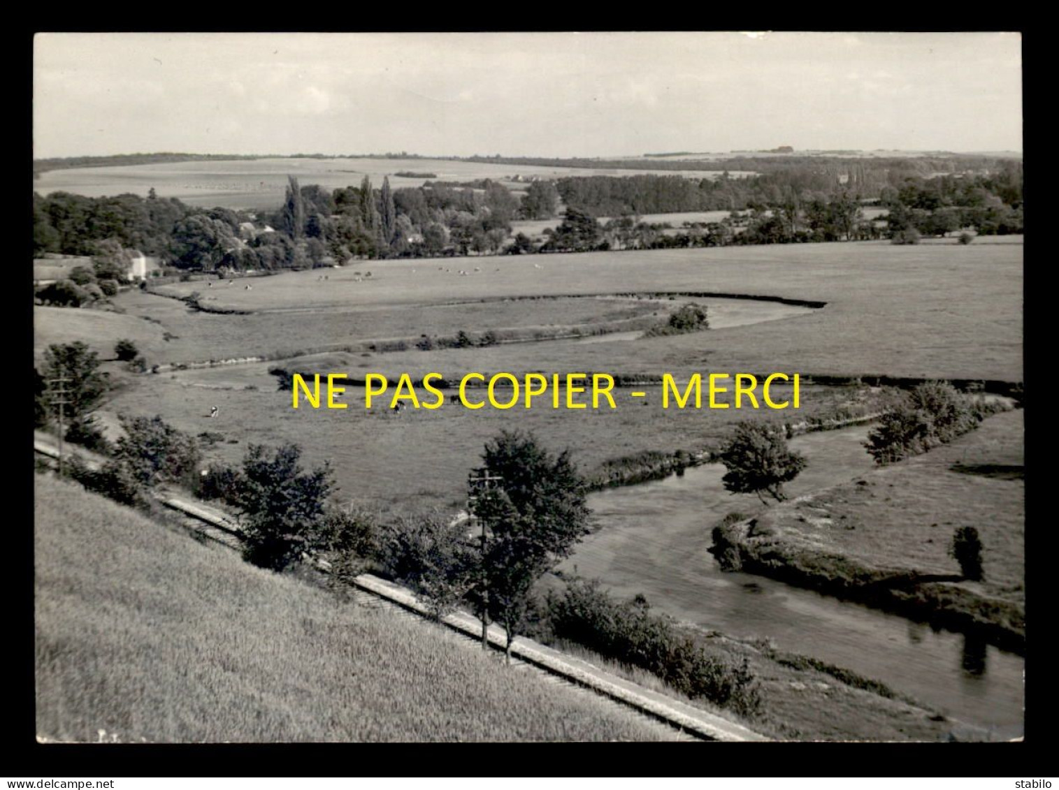 27 - PACY-SUR-EURE - LA VALLEE D'EURE - TIRAGE PHOTO ORIGINAL, BON A TIRER DE LA CP SEMI-MODERNE FORMAT 10x15 - Pacy-sur-Eure