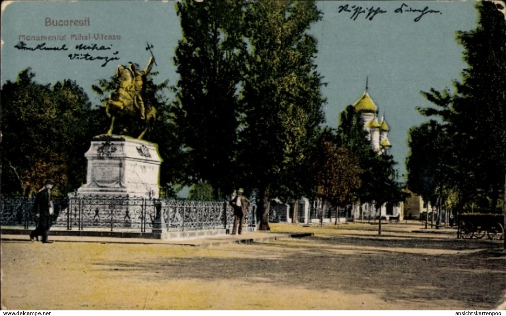 CPA București Bukarest Rumänien, Denkmal - Roemenië