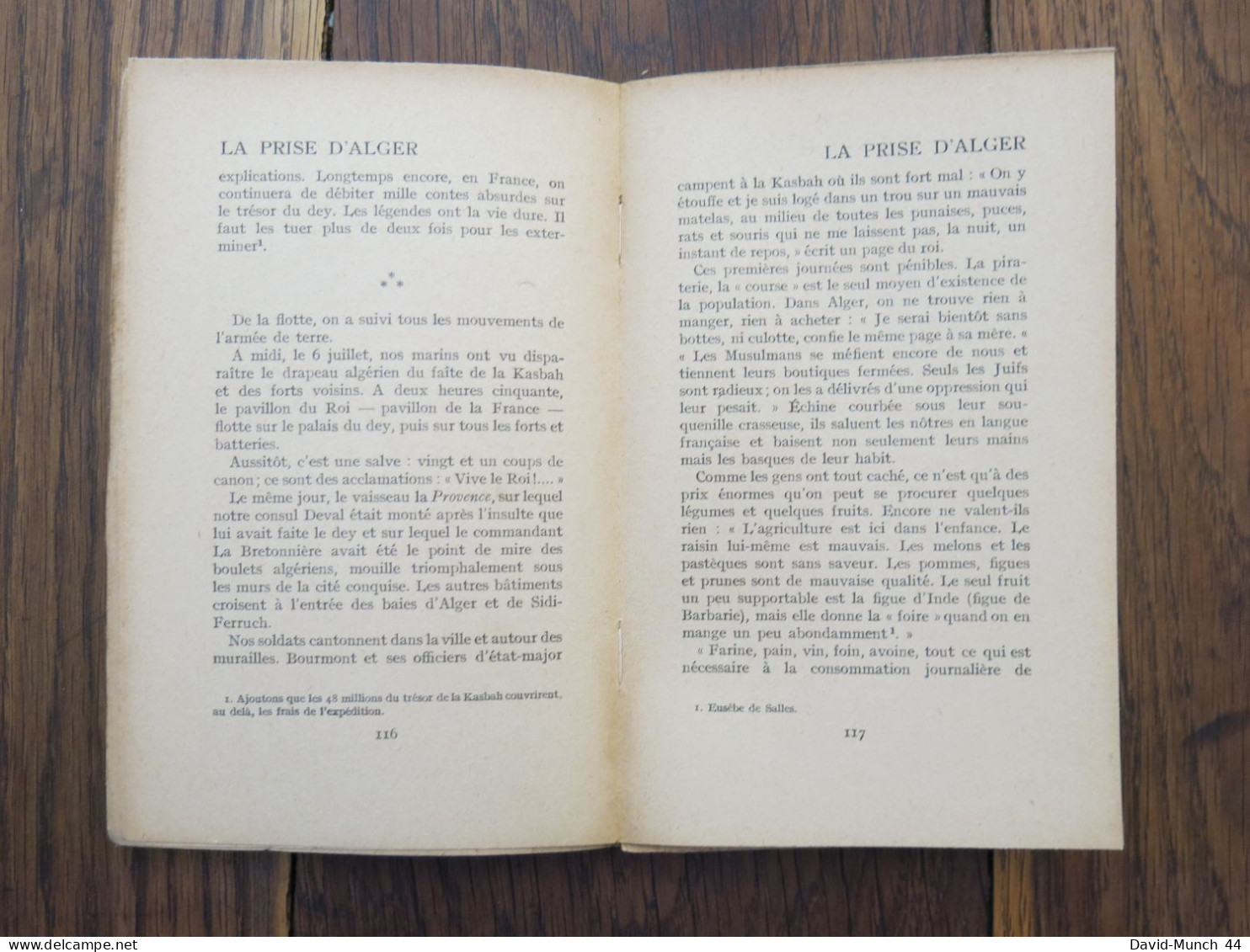 La Prise d Alger de Henriette Celarié. Librairie Hachette, Récit d'autrefois. 1929