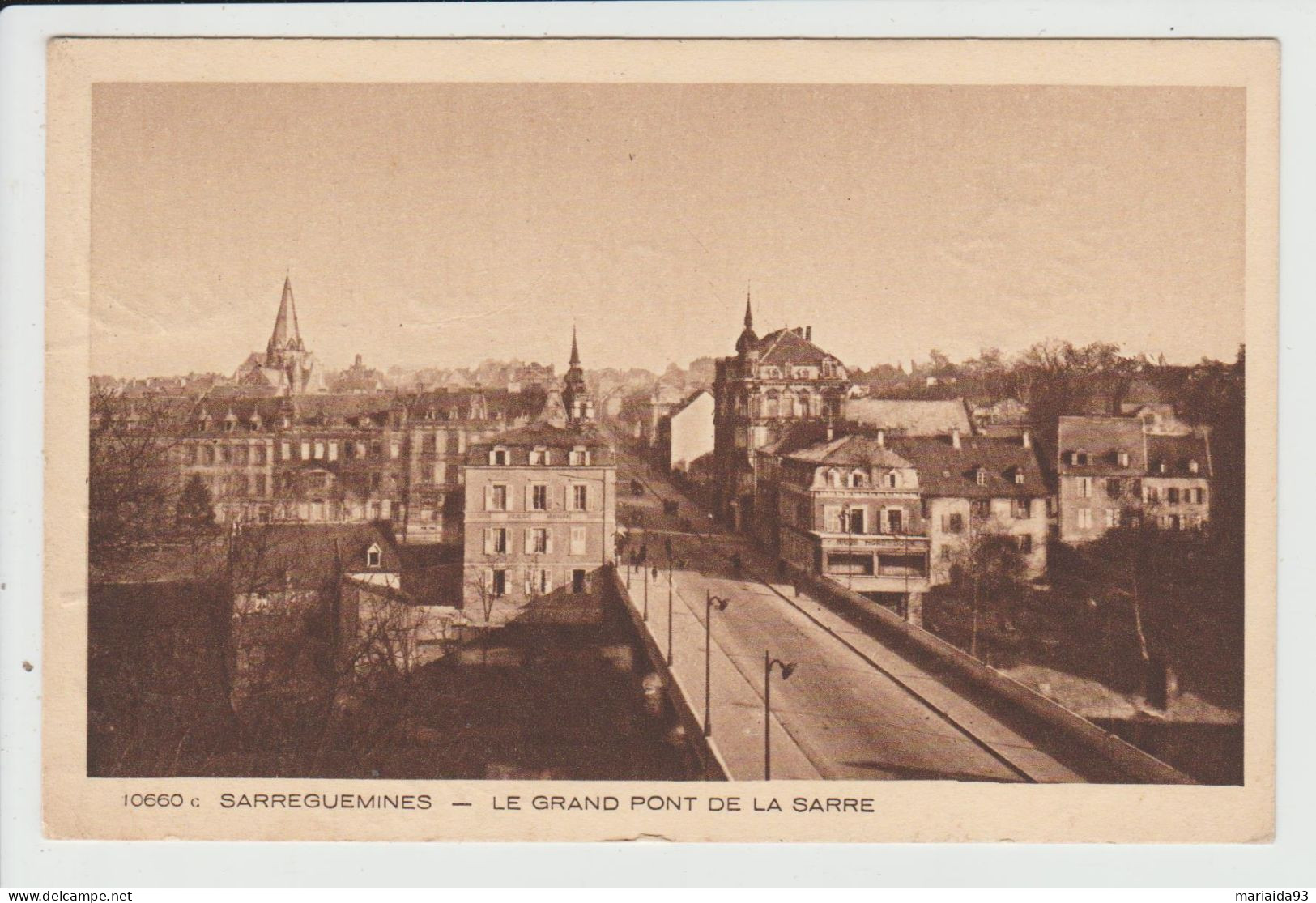 SARREGUEMINES - MOSELLE - LE GRAND PONT DE LA SARRE - Sarreguemines