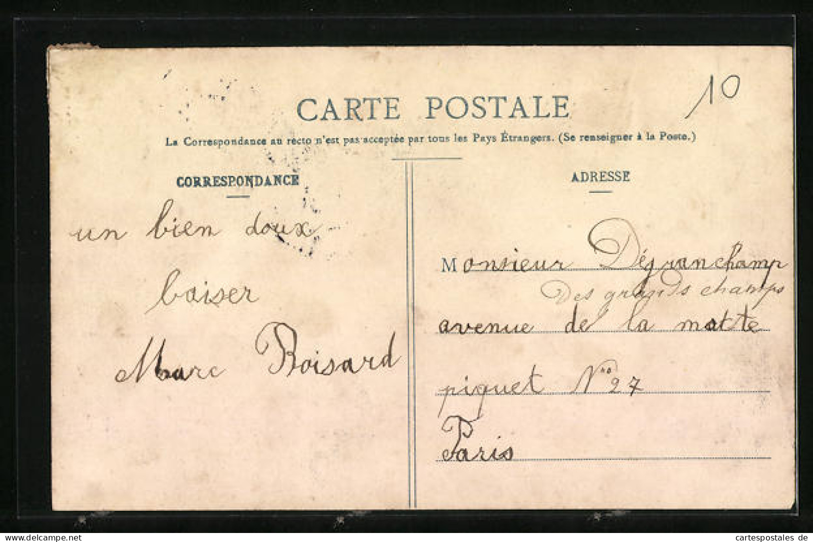 CPA Mont-St-Jean, Place De L`Eglise  - Other & Unclassified