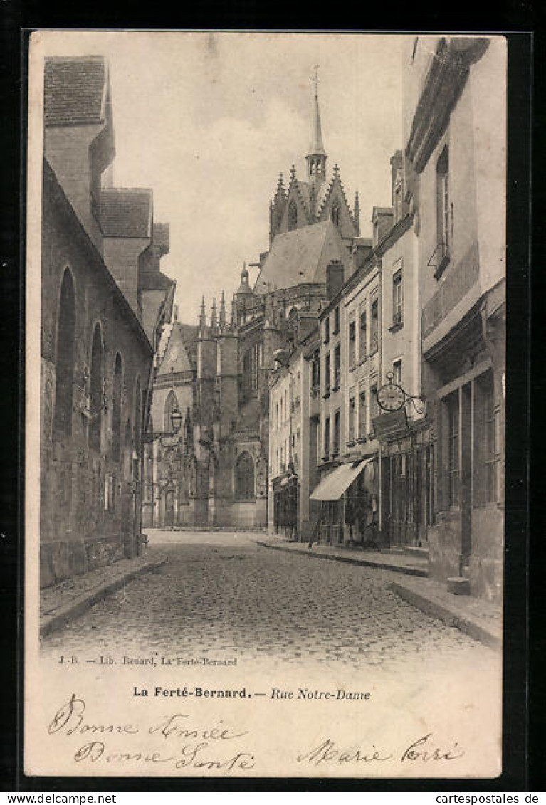 CPA La Ferté-Bernard, Rue Notre-Dame  - Andere & Zonder Classificatie