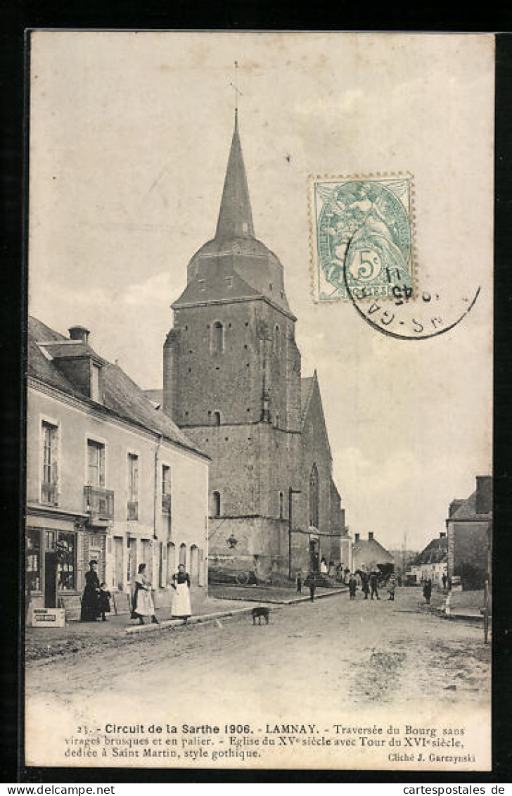CPA Lamnay, L`Eglise  - Andere & Zonder Classificatie