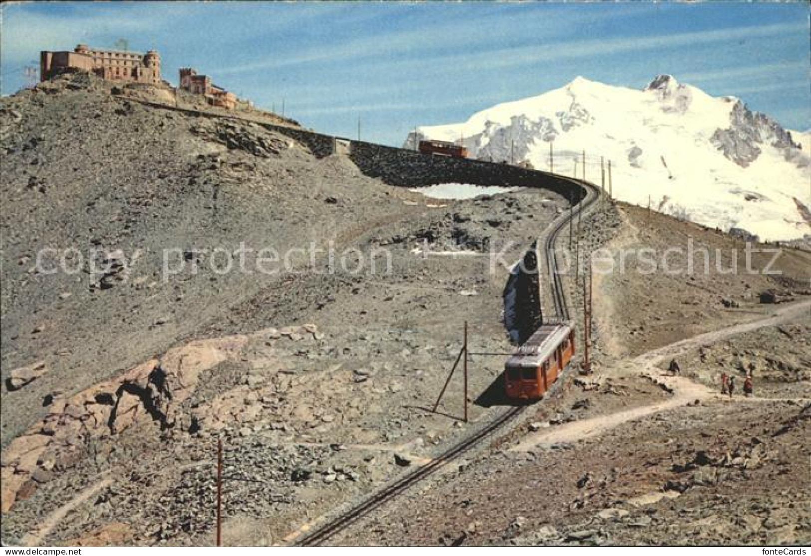 12068176 Gornergratbahn Zermatt Gornergrat Kulmhotel Monte Rosa  Gornergrat Zerm - Andere & Zonder Classificatie