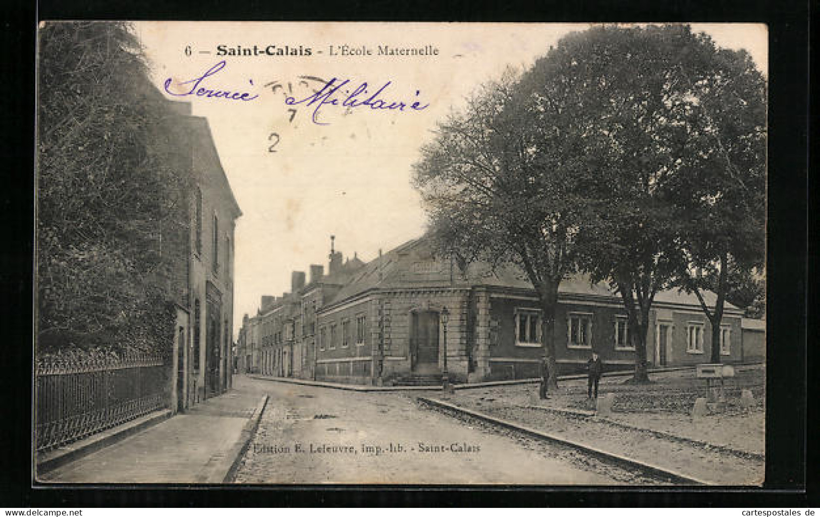 CPA Saint-Calais, L`Ecole Maternelle  - Saint Calais