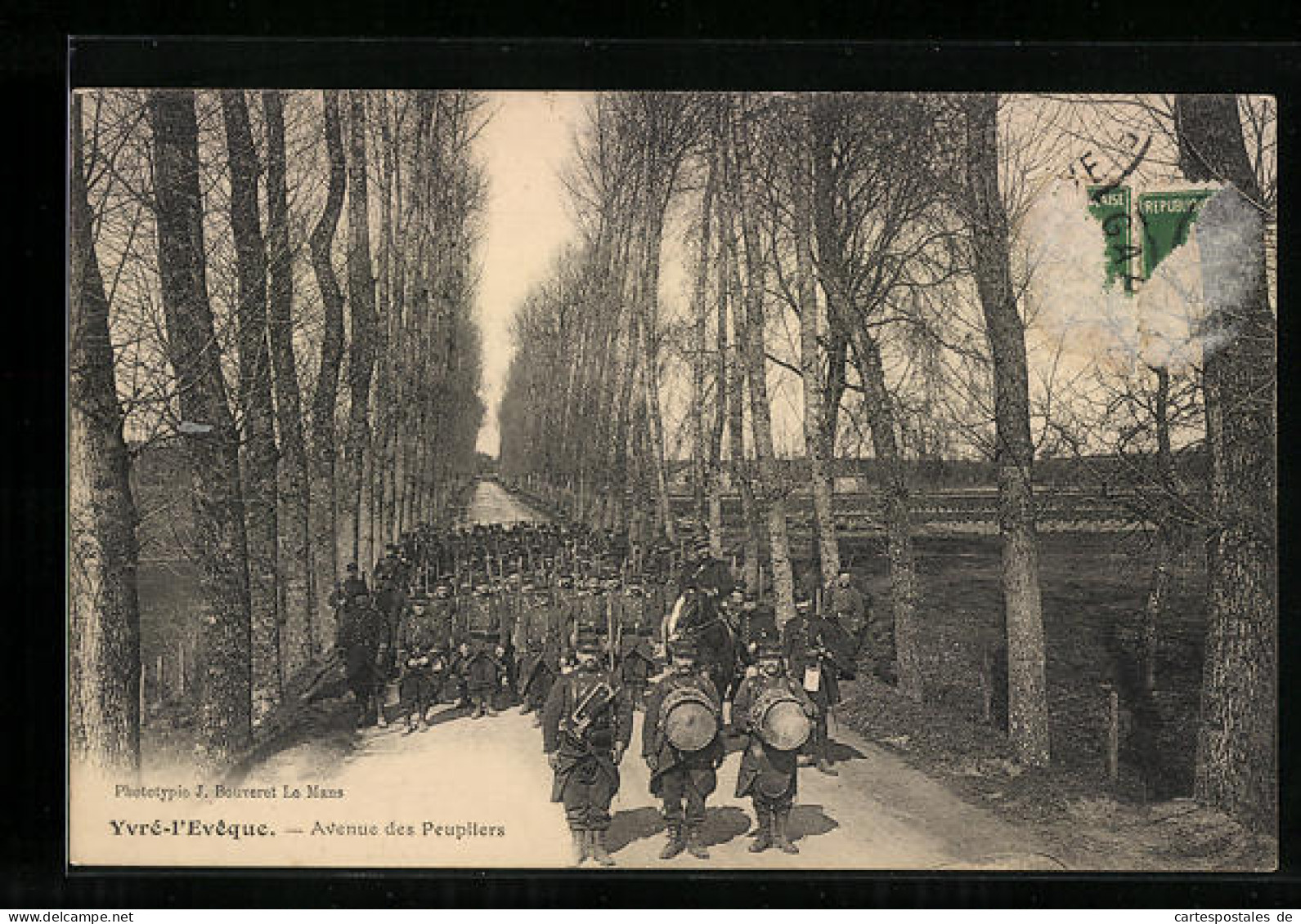 CPA Yvré-l`Eveque, Avenue Des Peupliers  - Andere & Zonder Classificatie