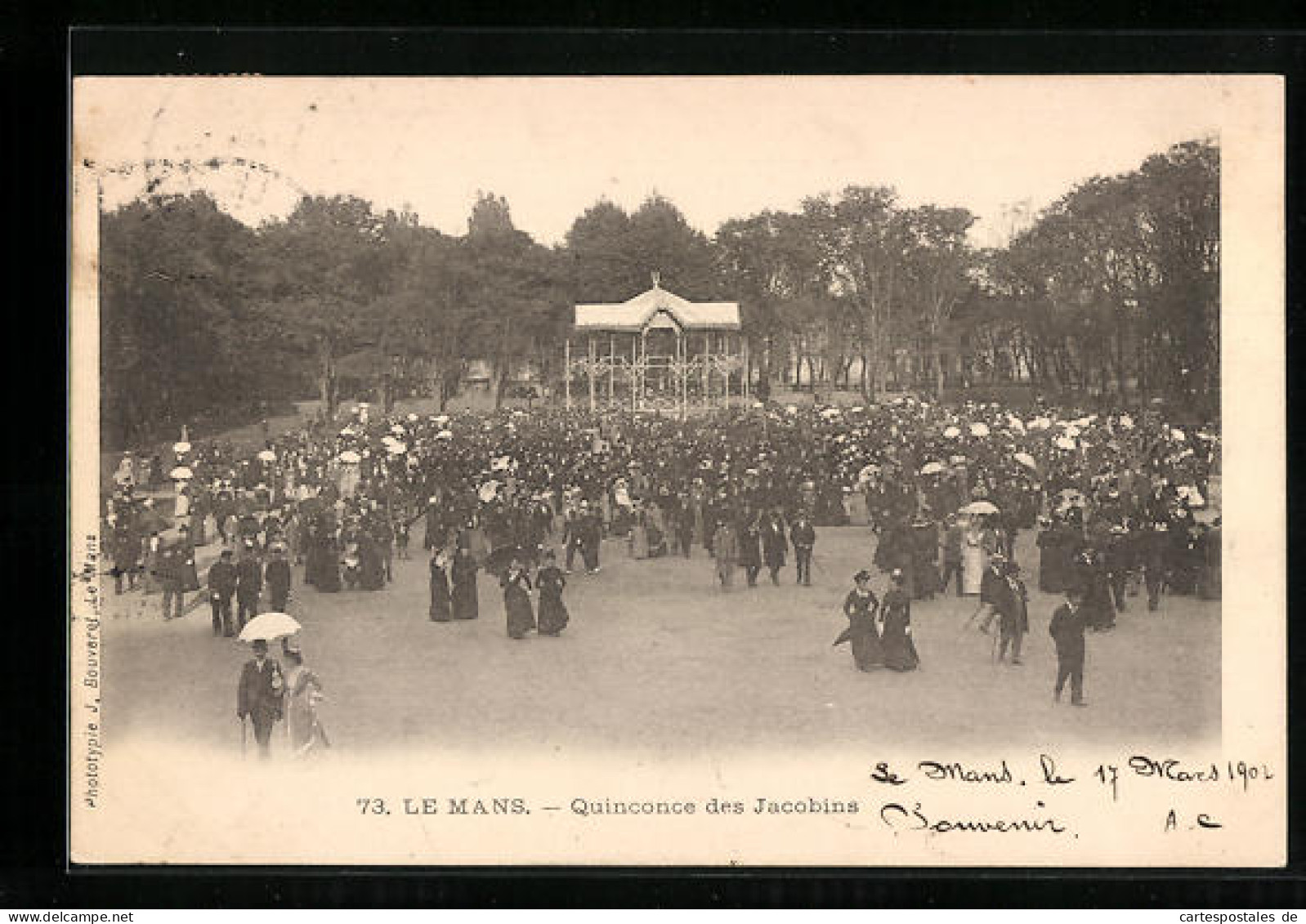 CPA Le Mans, Quinconce Des Jacobins  - Le Mans