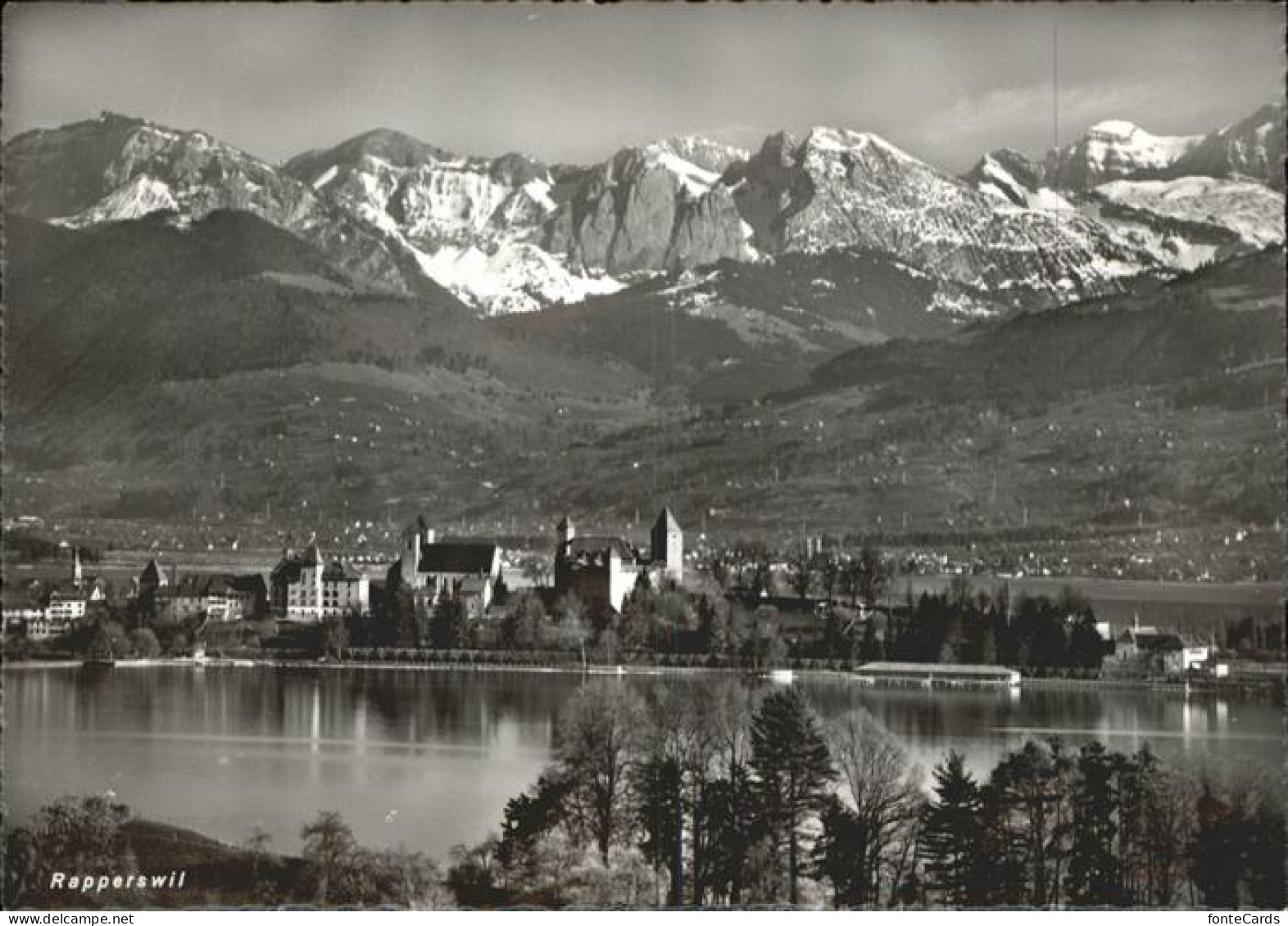 11385574 Rapperswil SG Blick Zur Burg Zuerichsee Alpenblick Rapperswil SG - Autres & Non Classés