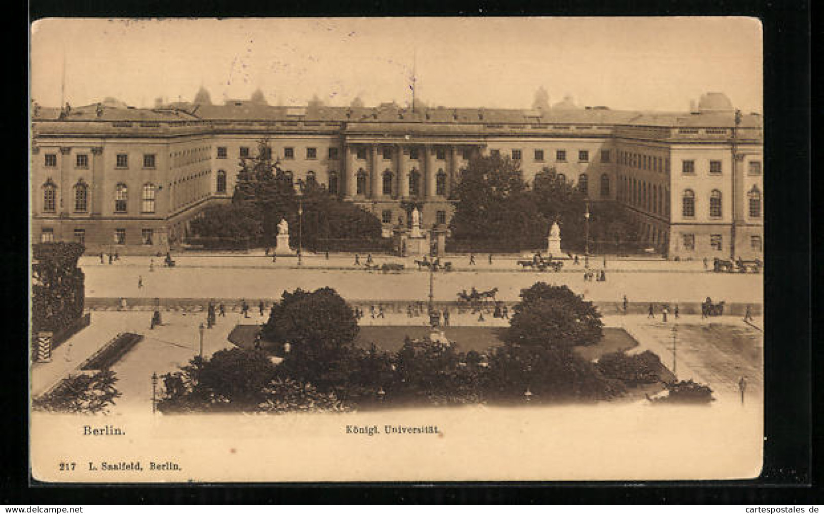 AK Berlin, Strassenpartie Mit Königl. Universität  - Mitte