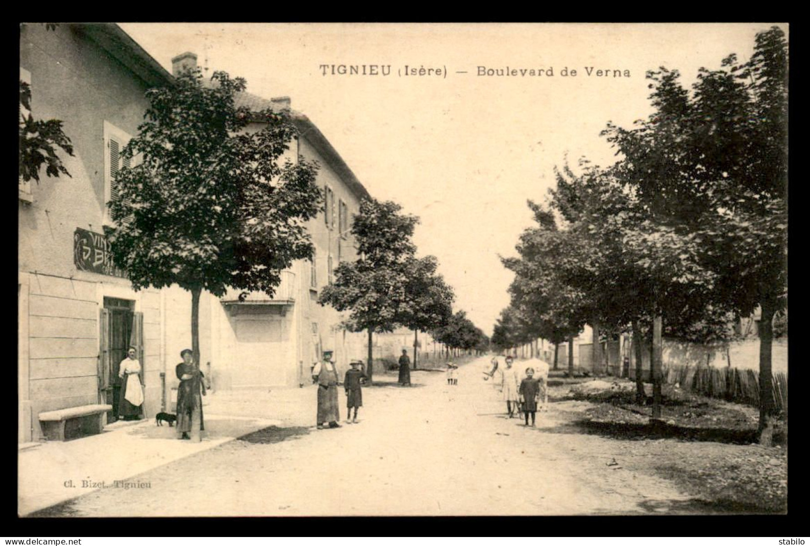 38 - TIGNIEU - BOULEVARD DE VERNA - Autres & Non Classés