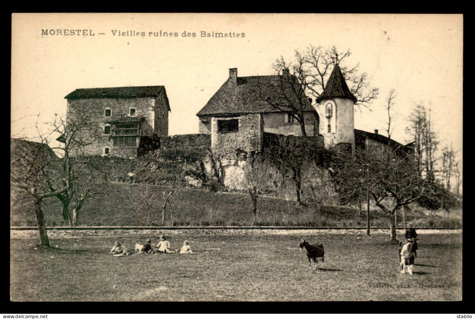 38 - MORESTEL - VIEILLES RUINES DES BALMETTES - CHATEAU - Morestel