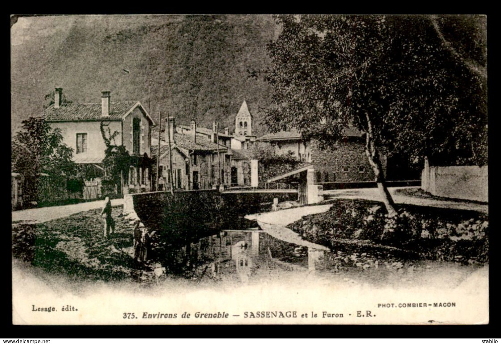 38 - SASSENAGE - LES BORDS DU FARON - Sassenage