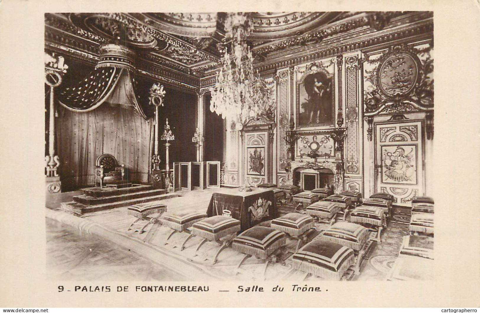 CPA France Palais De Fontainebleau - Andere Monumenten, Gebouwen