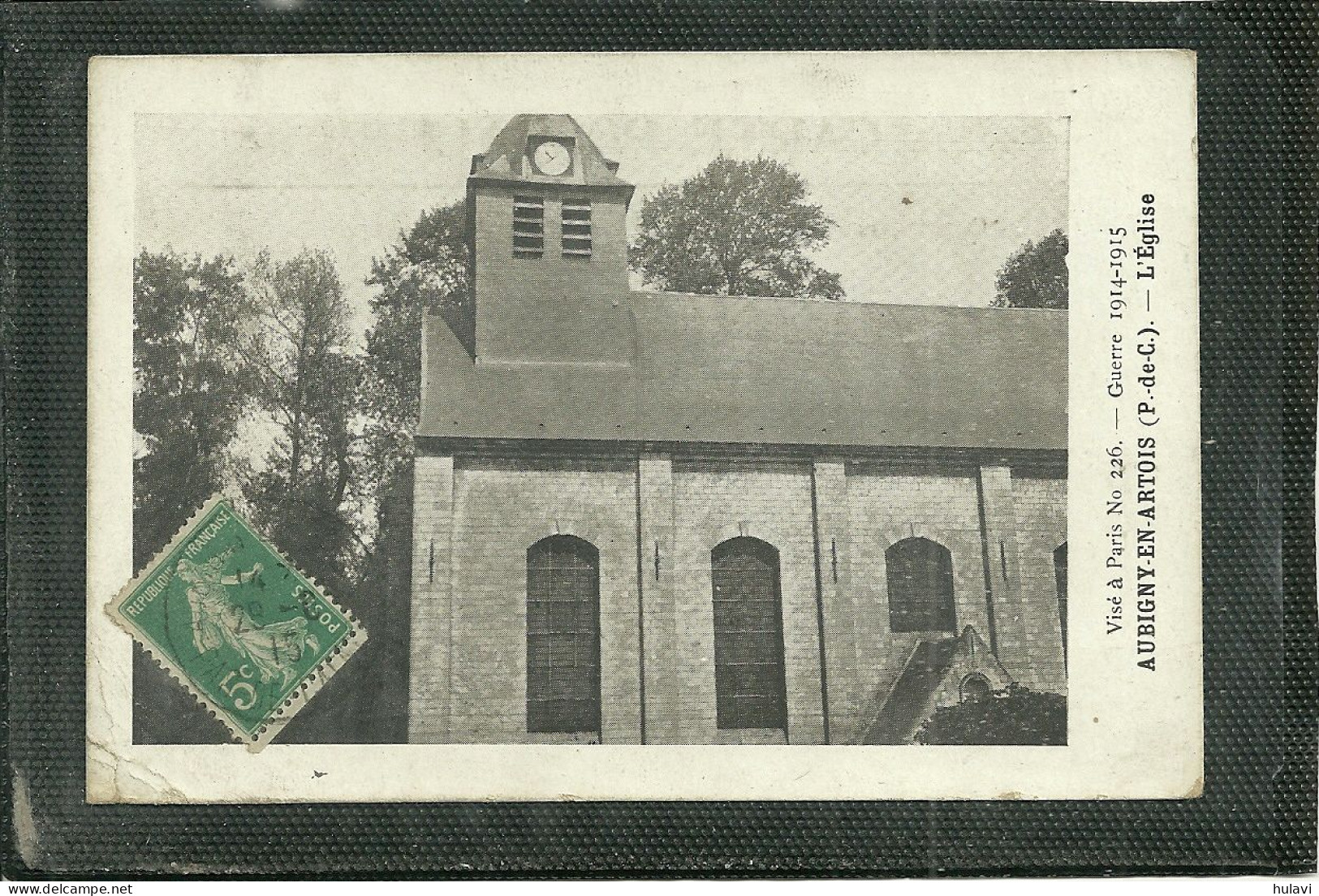 62  AUBIGNY EN ARTOIS - L' EGLISE (ref 253) - Aubigny En Artois