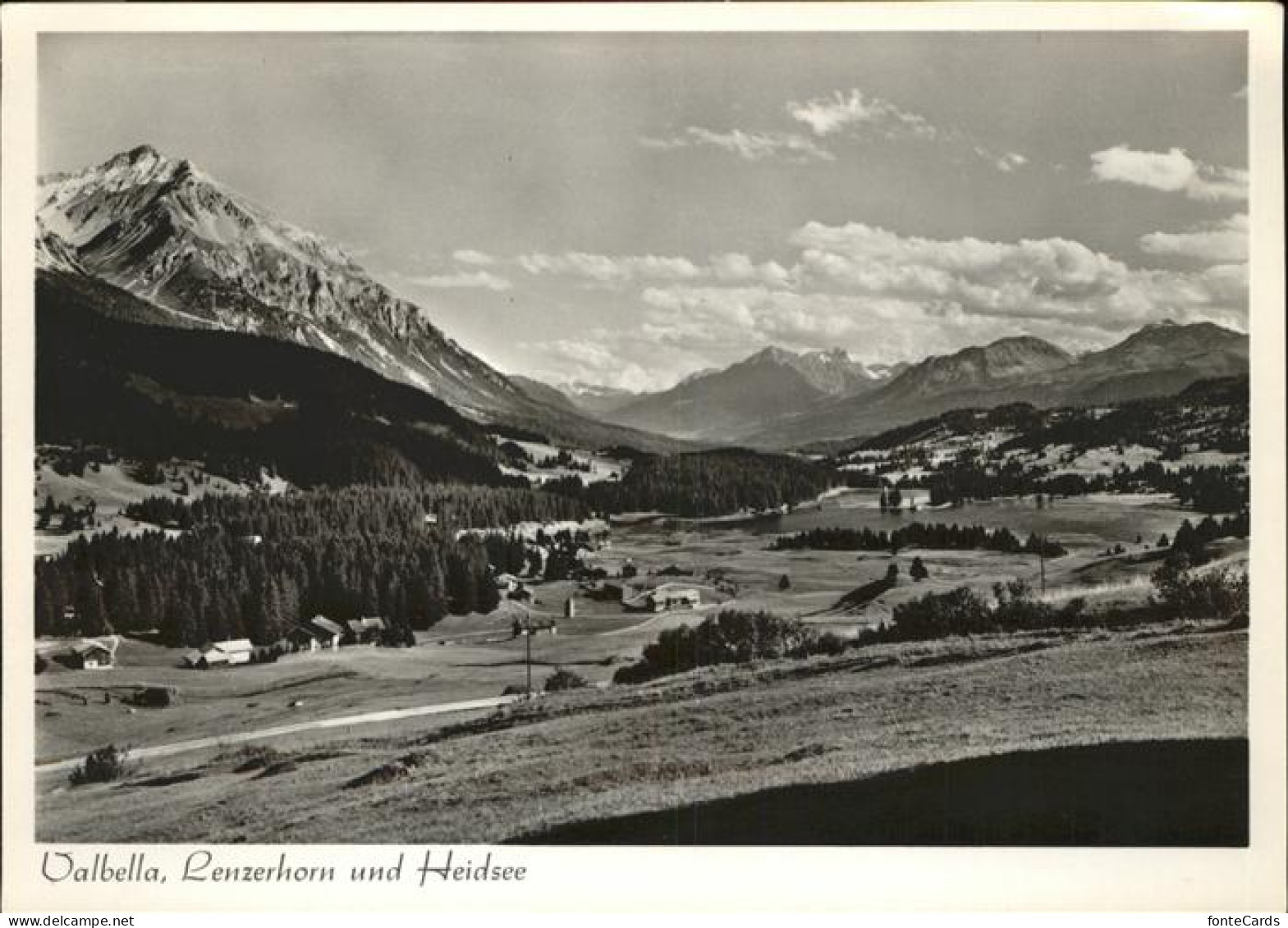 11385535 Valbella Panorama Lenzerhorn Und Heidsee Valbella - Other & Unclassified