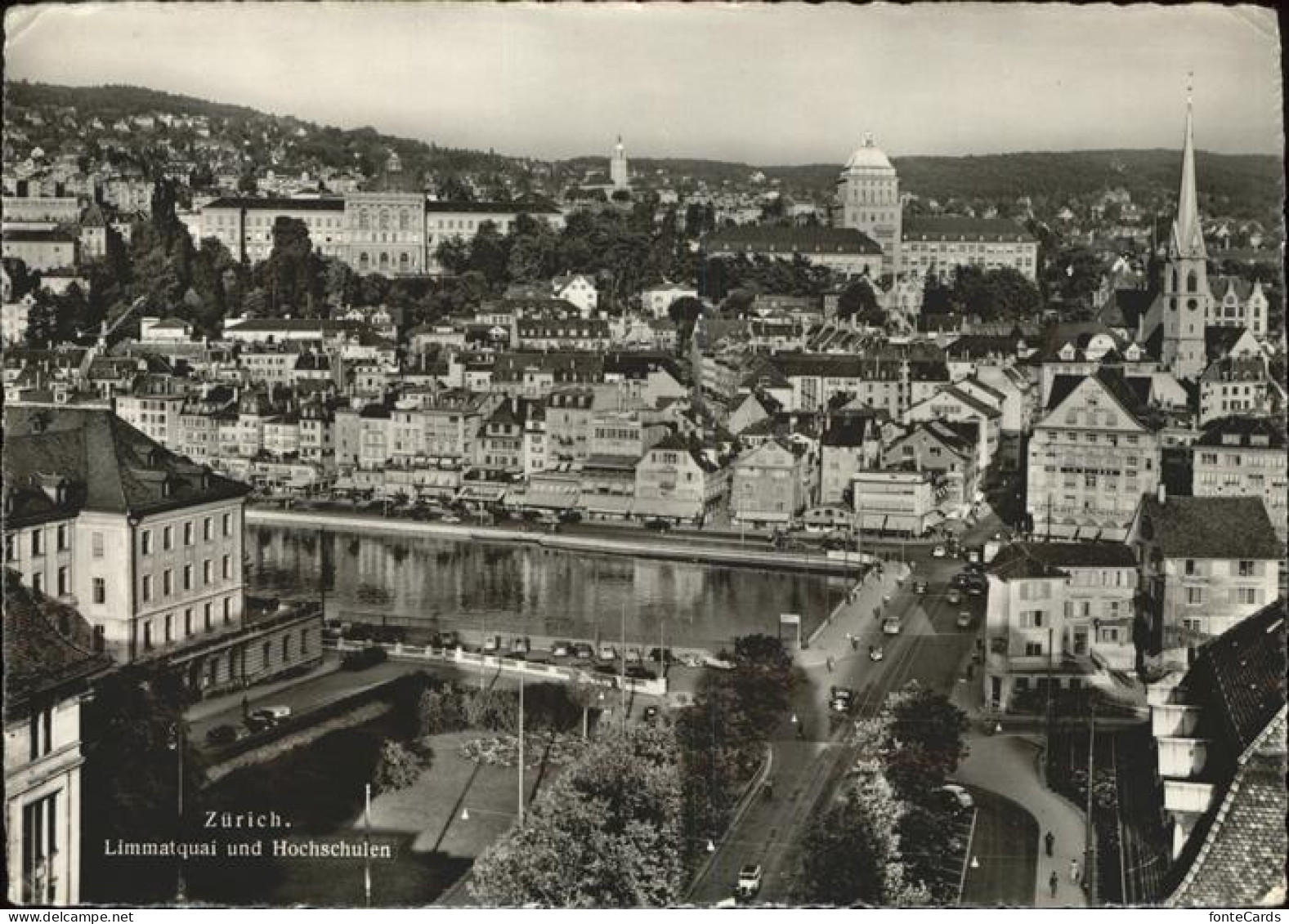 11385534 Zuerich Limmat Quai Und Hochschulen Zuerich - Other & Unclassified