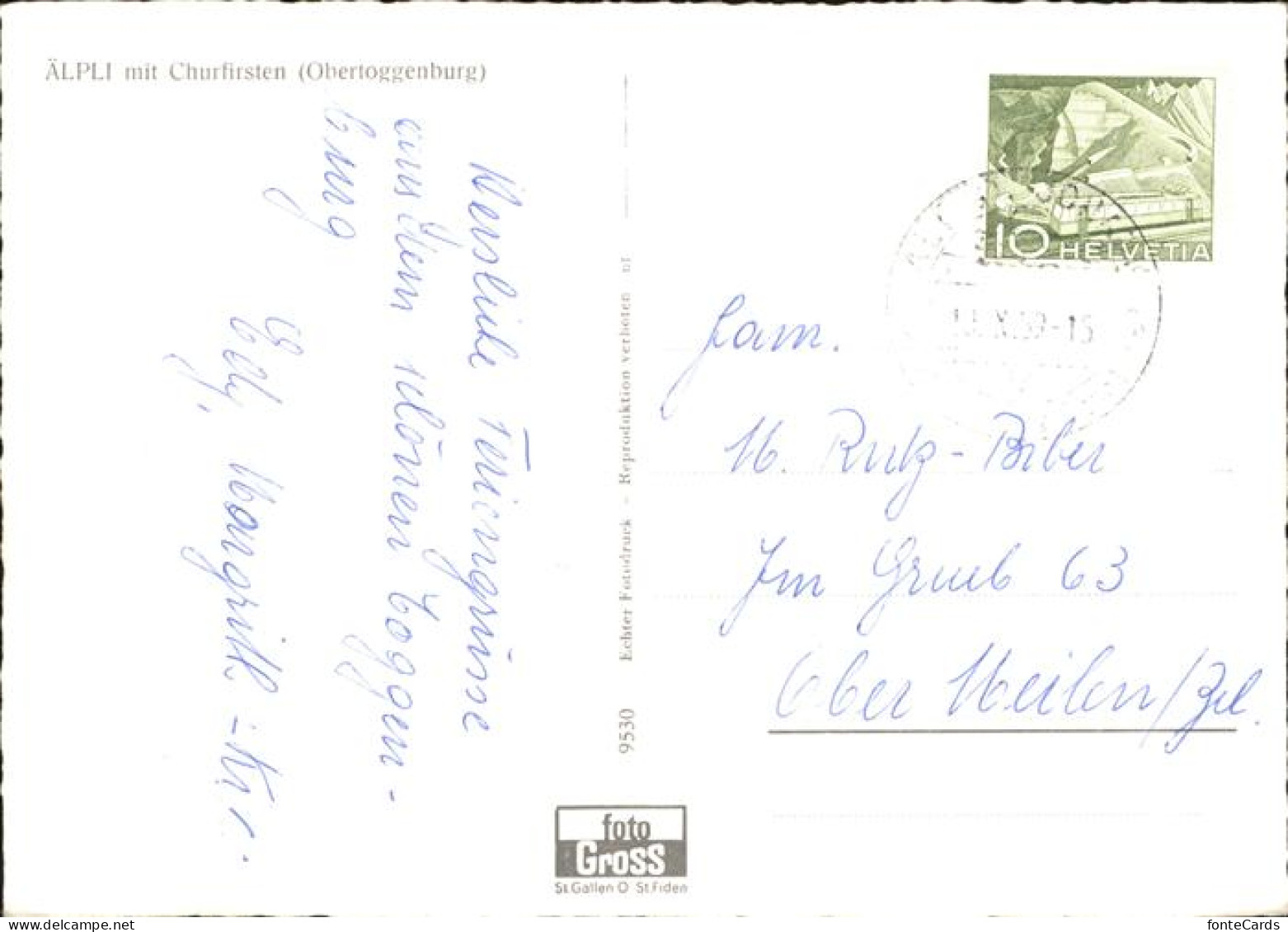 11385468 Toggenburg Aelpli Mit Churfuersten Obertoggenburg Bergbach Churfirsten - Altri & Non Classificati