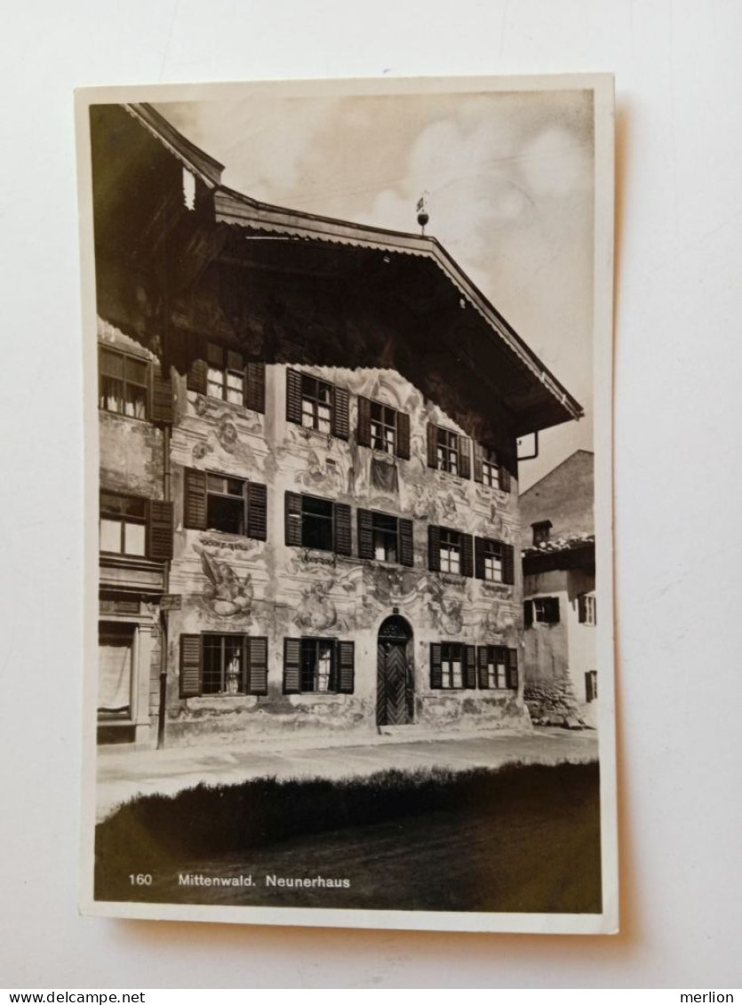 D202622   AK CPA -  Mittenwald Neunerhaus   -Bayern  1934 FOTO-AK - Mittenwald