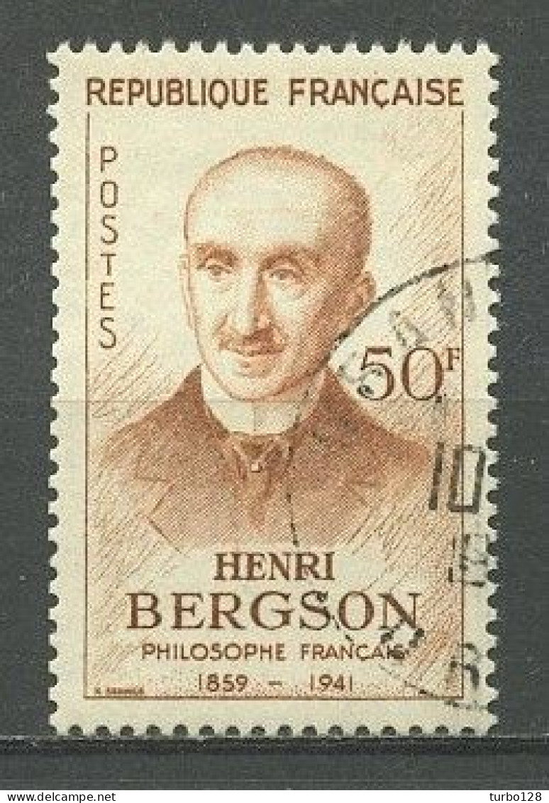 FRANCE 1959  N° 1225 Oblitéré Superbe Henri Bergson Philosophe - Unused Stamps