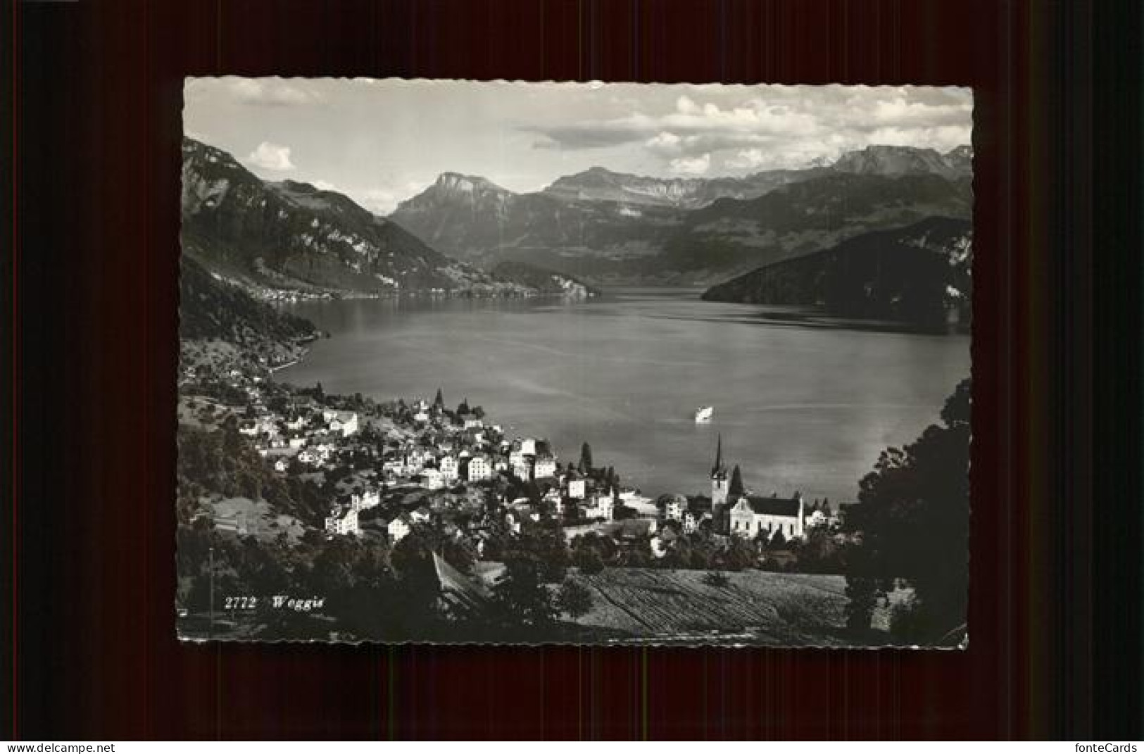 11385443 Weggis Vierwaldstaettersee Panorama Mit Vierwaldstaettersee Weggis - Andere & Zonder Classificatie