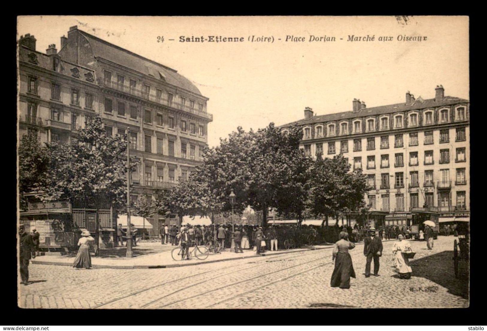 42 - ST-ETIENNE - PLACE DORIAN - MARCHE AUX OISEAUX - Saint Etienne