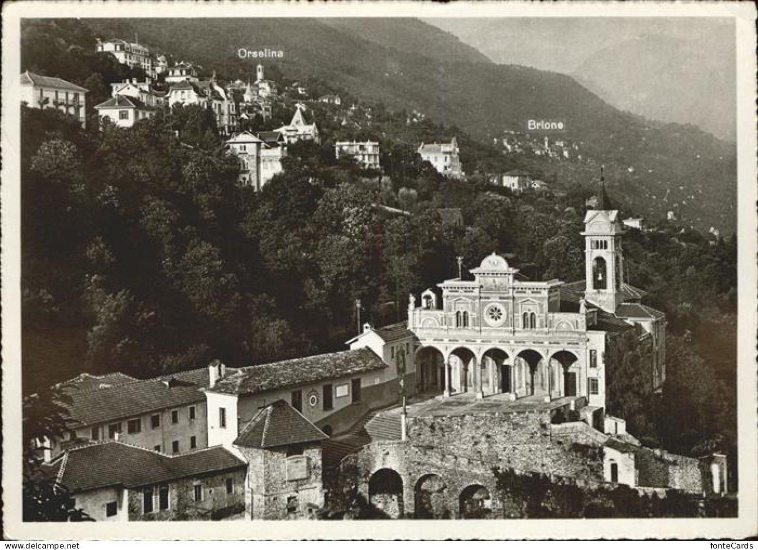 11385431 Locarno TI Basilica Madonna Del Sasso E Orselina Wallfahrtskirche  - Sonstige & Ohne Zuordnung