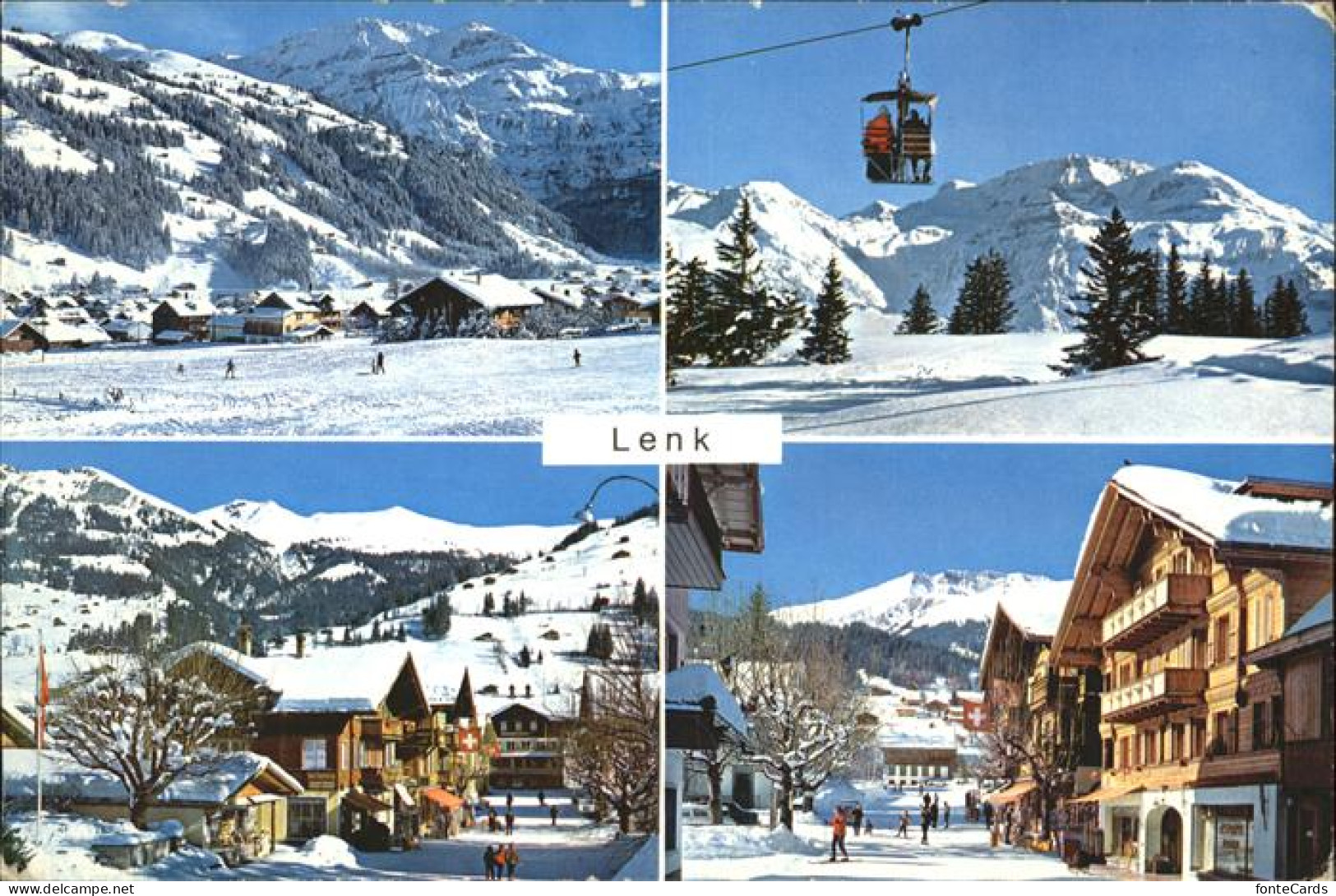 11385359 Lenk Simmental Wintersportplatz Dorfstrasse Sessellift Lenk Im Simmenta - Other & Unclassified